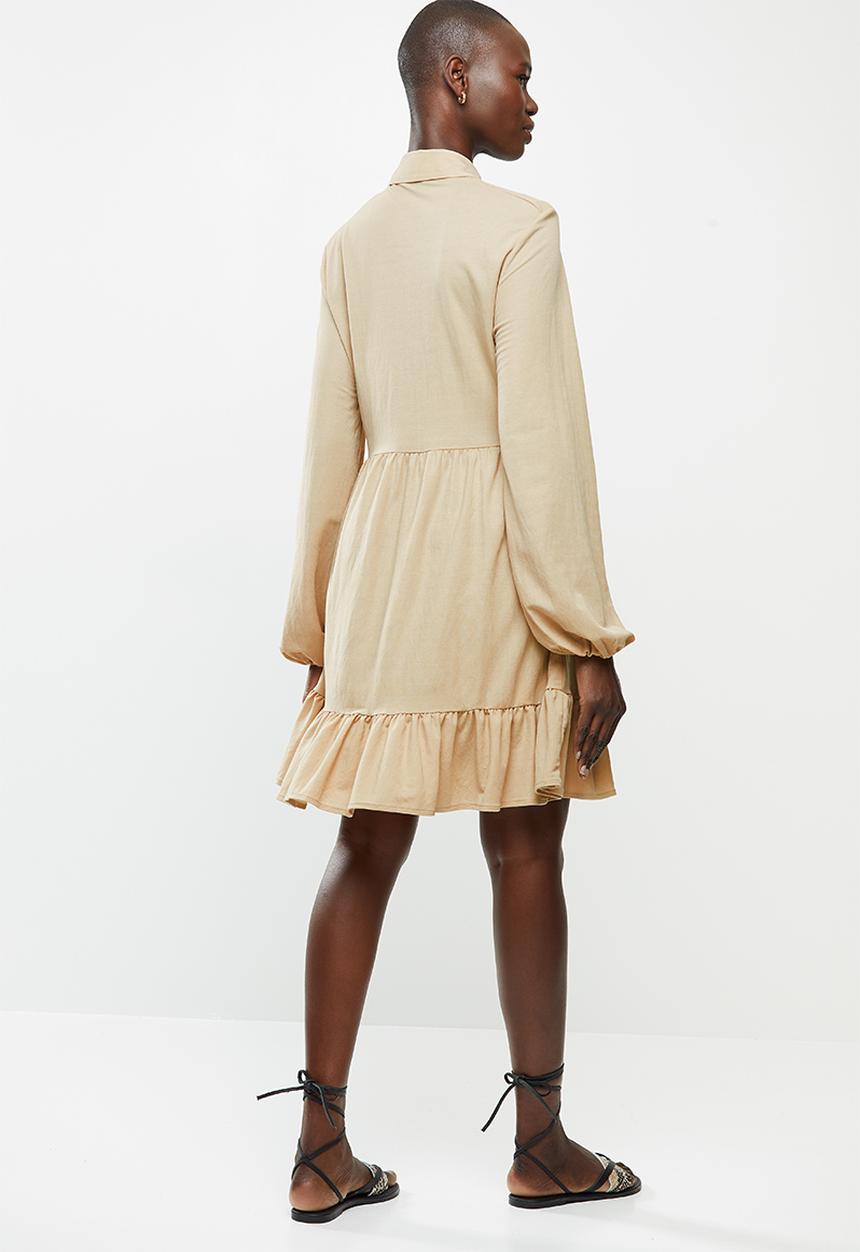 MANGO - Shirt dress lillian - beige 