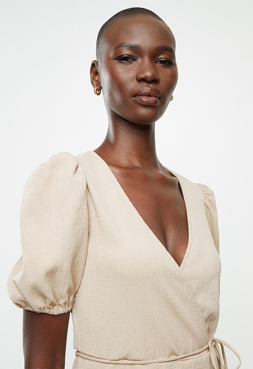 MANGO - Dress aina - beige