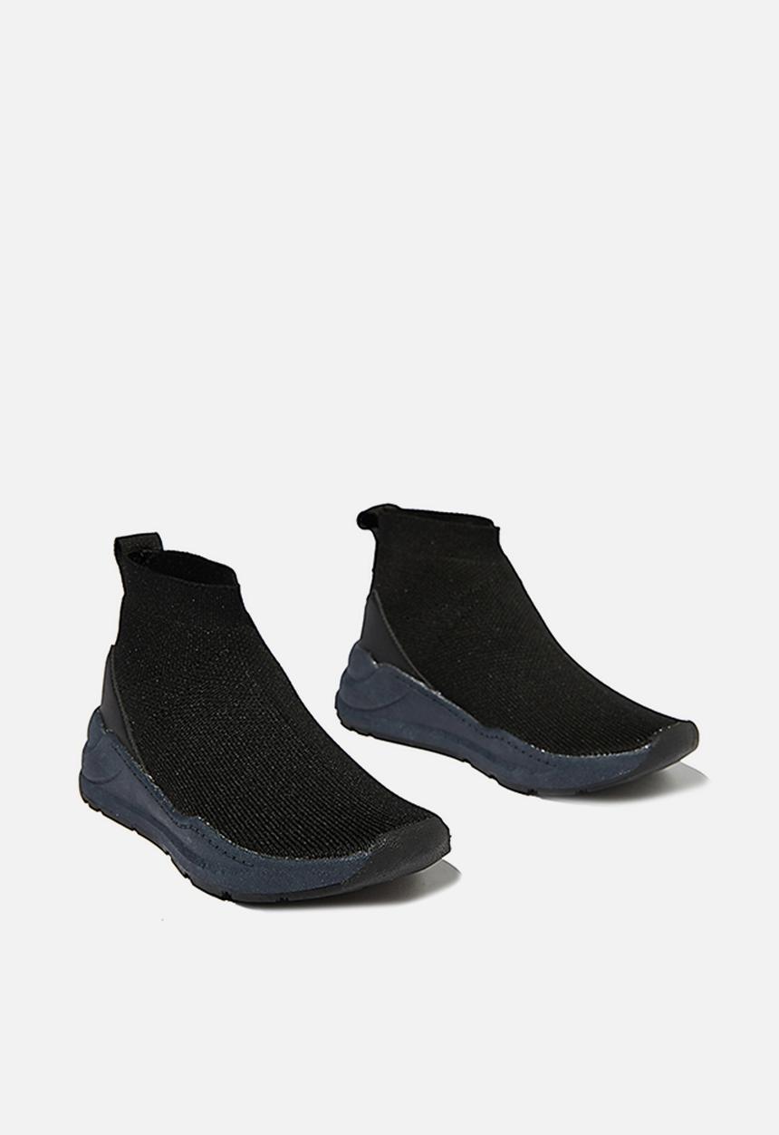 Cotton On - Knit trainer - black