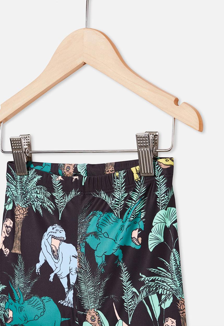 Cotton On - Billy boyleg swimming trunks - phantom dino jungle