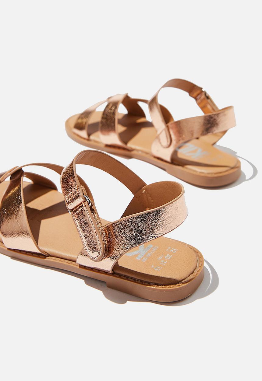 Cotton On - Fisherman weave sandal - rose gold