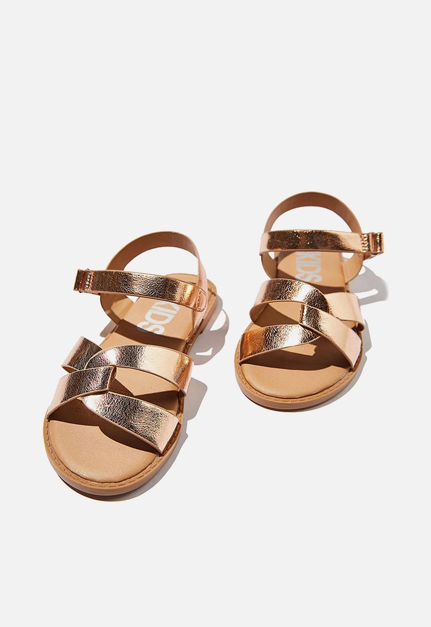 Cotton On - Fisherman weave sandal - rose gold