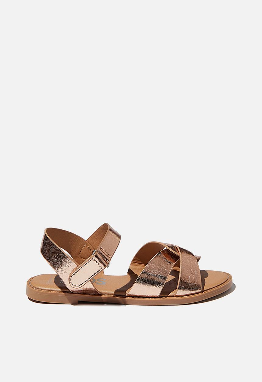 Cotton On - Fisherman weave sandal - rose gold