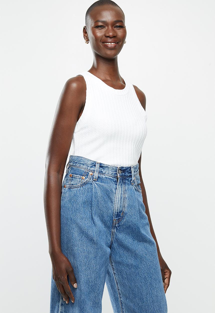 MANGO - Top ciela - white 