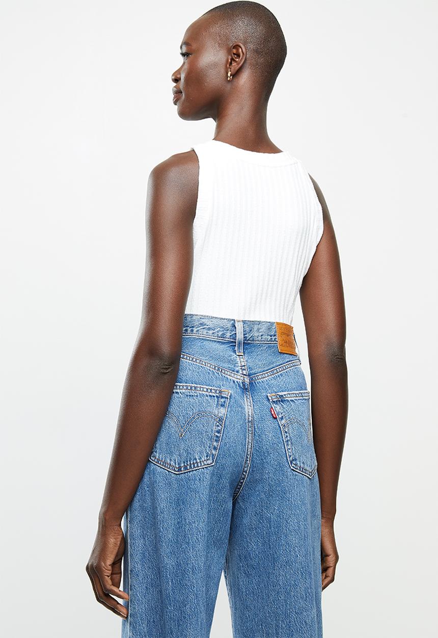 MANGO - Top ciela - white 