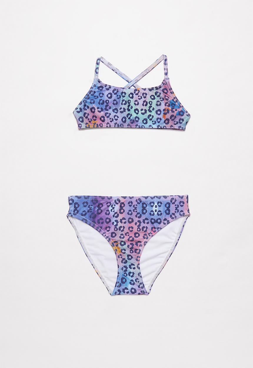 Rebel Republic - Animal print two piece swimsuit - multi 