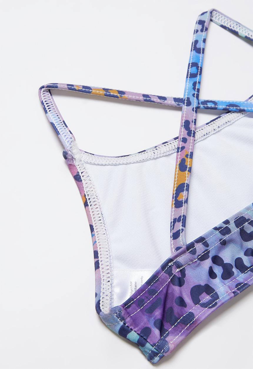 Rebel Republic - Animal print two piece swimsuit - multi 