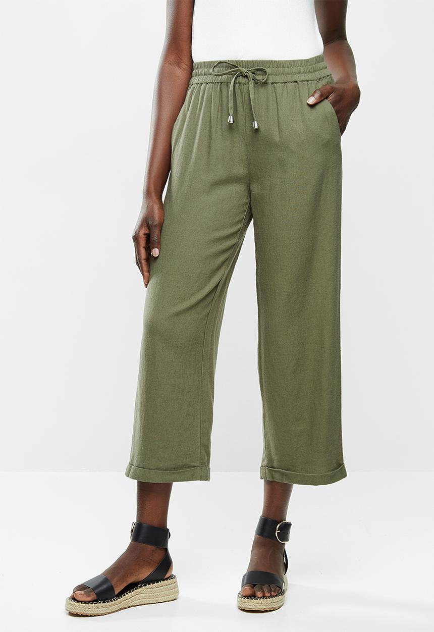 Jacqueline de Yong - Scarlet culotte pants - khaki 