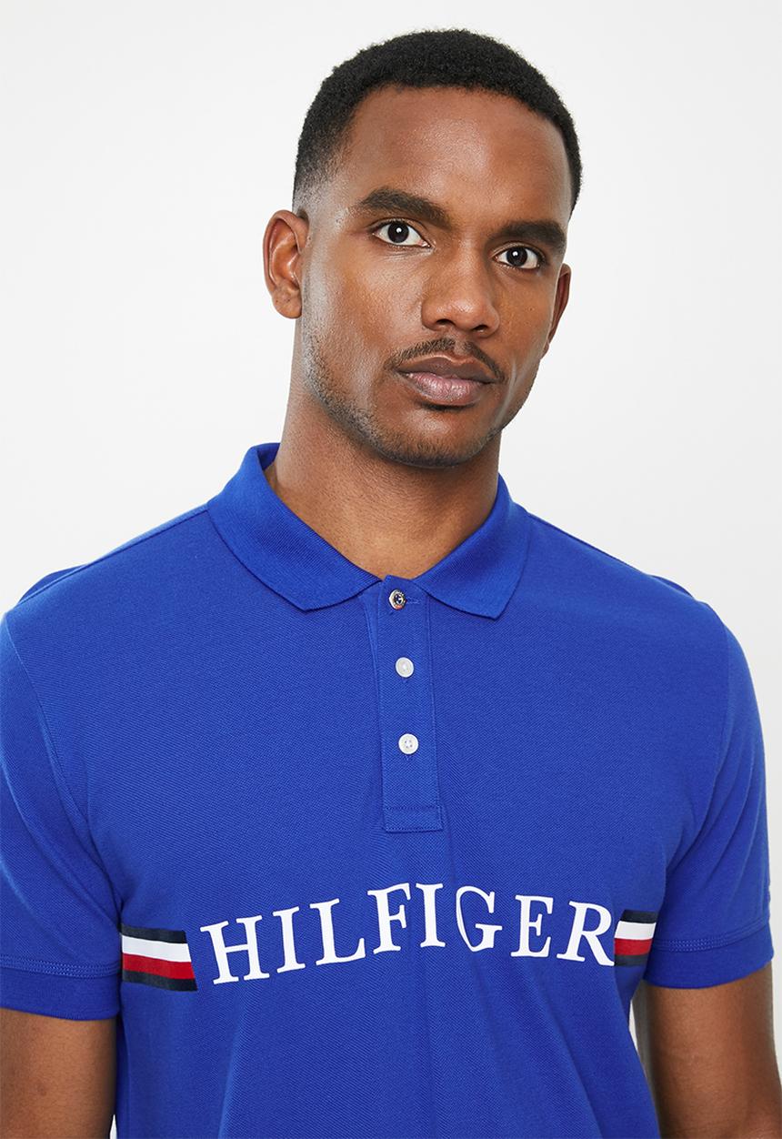 Tommy Hilfiger - Wcc large logo regular polo - surf the web