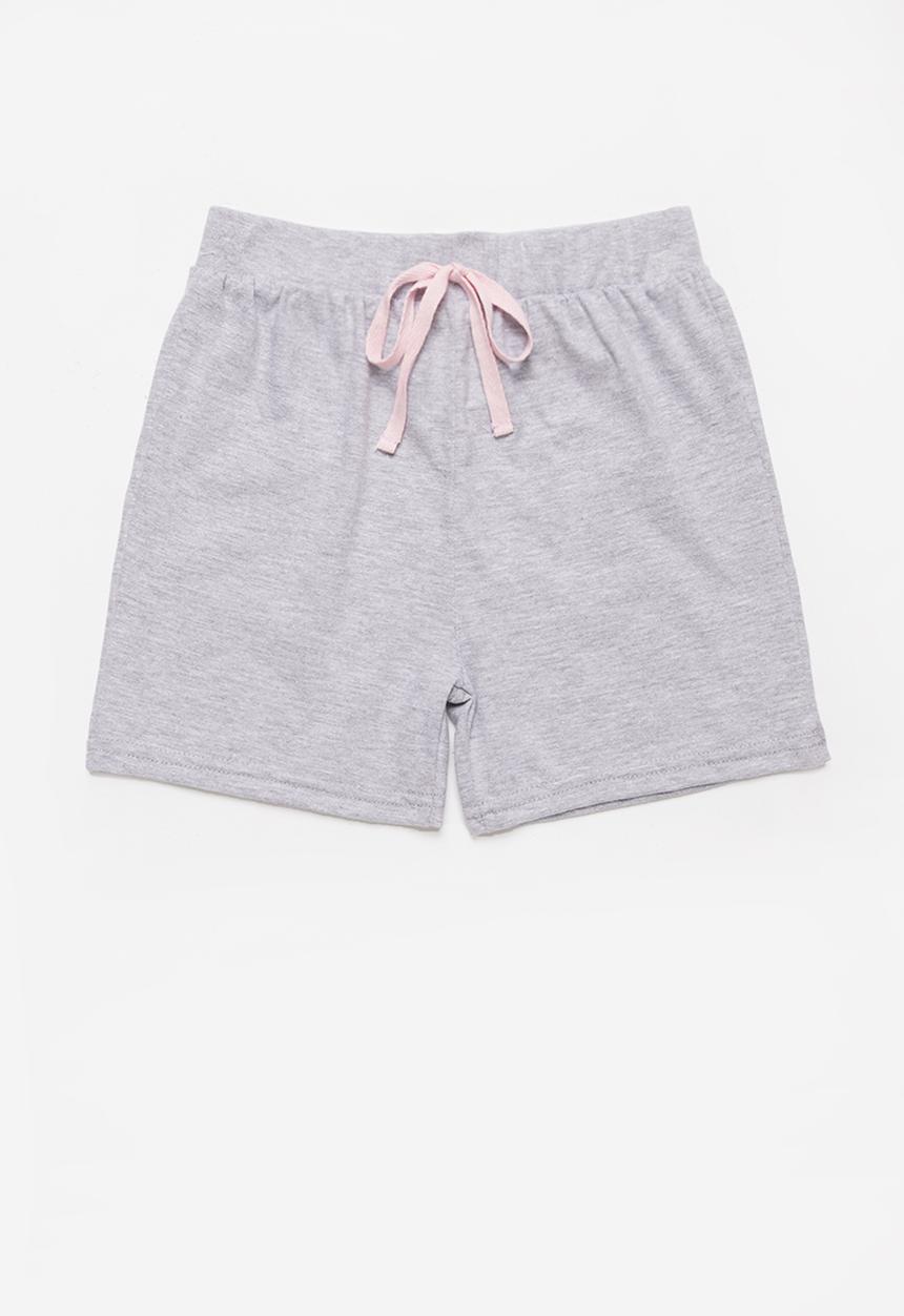 Pop Candy - Single jersey short - grey 
