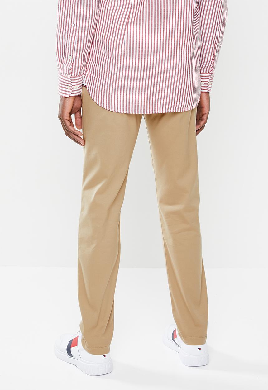 Tommy Hilfiger - Tapered tech stretch twill flex - batique khaki