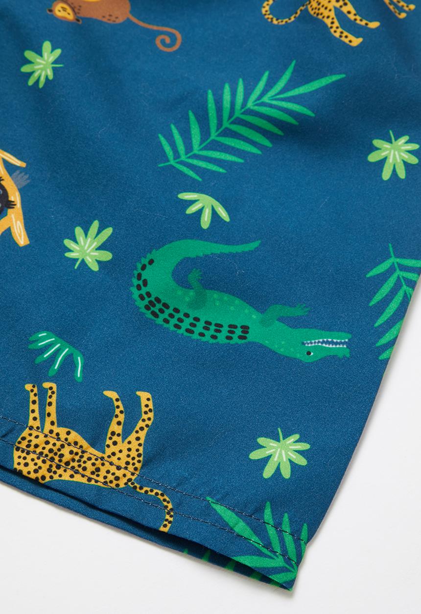 Pop Candy - Swimshorts - blue & green 