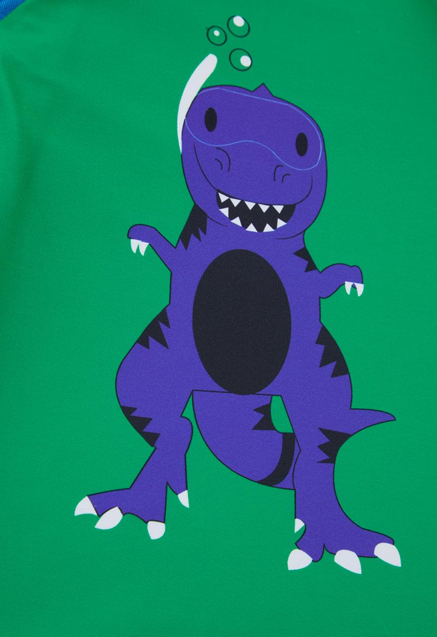 Pop Candy - Baby boys rash vest - green & blue