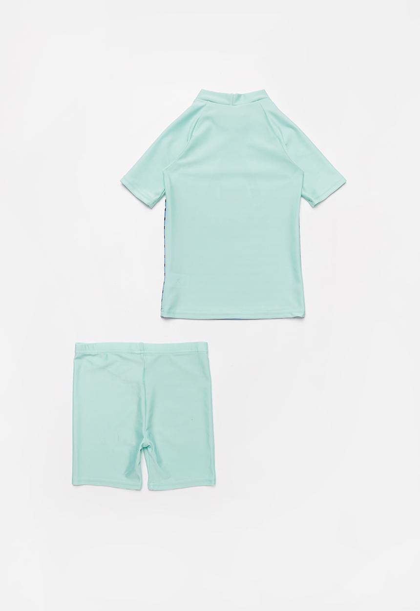 Pop Candy - Rash vest & short set - turquoise