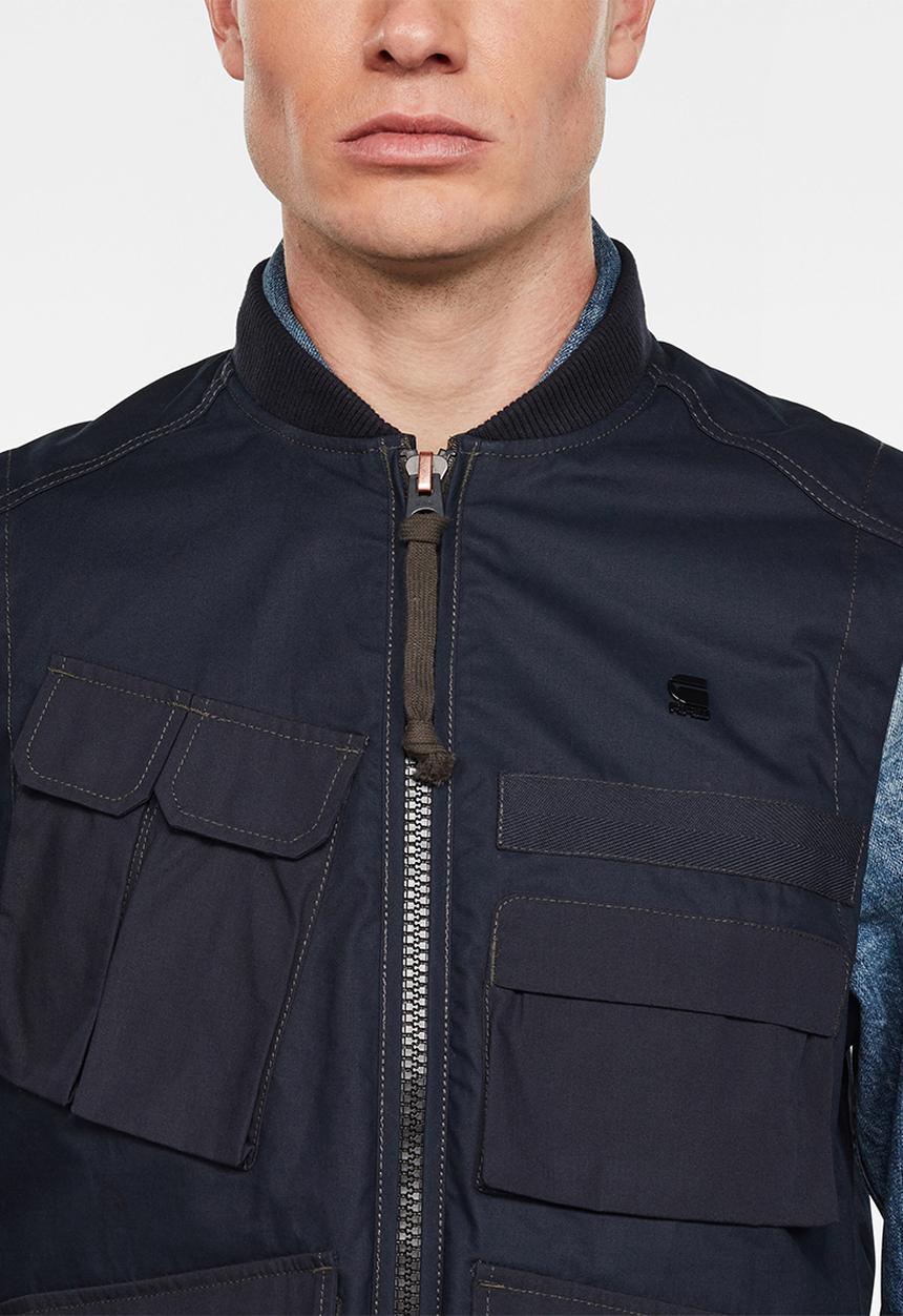 G-STAR - Utility vest - blue
