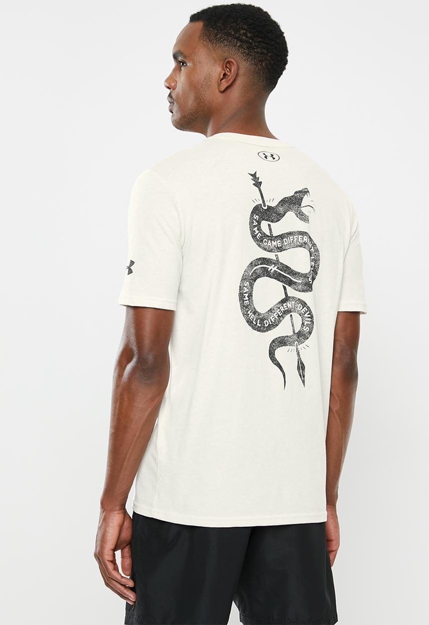 Under Armour - Project rock snake short sleeve tee - grey