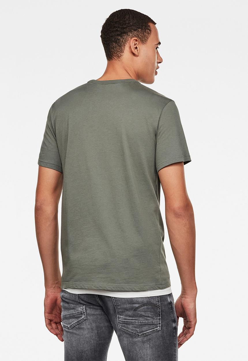 G-STAR - Graphic core straight T-shirt - khaki