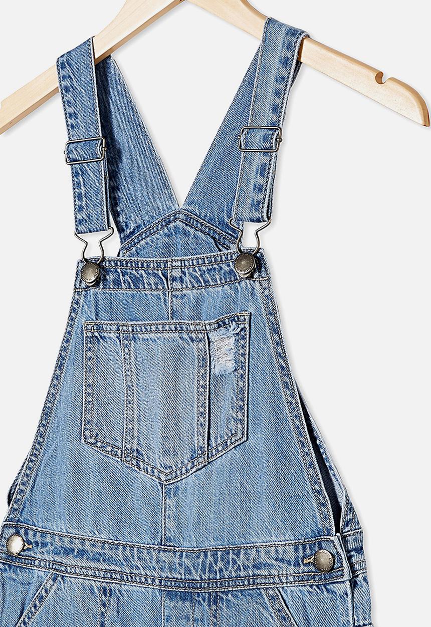 Free by Cotton On - Sophie denim shortall - weekend wash