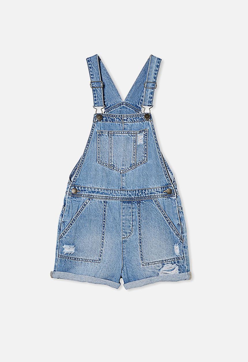 Free by Cotton On - Sophie denim shortall - weekend wash