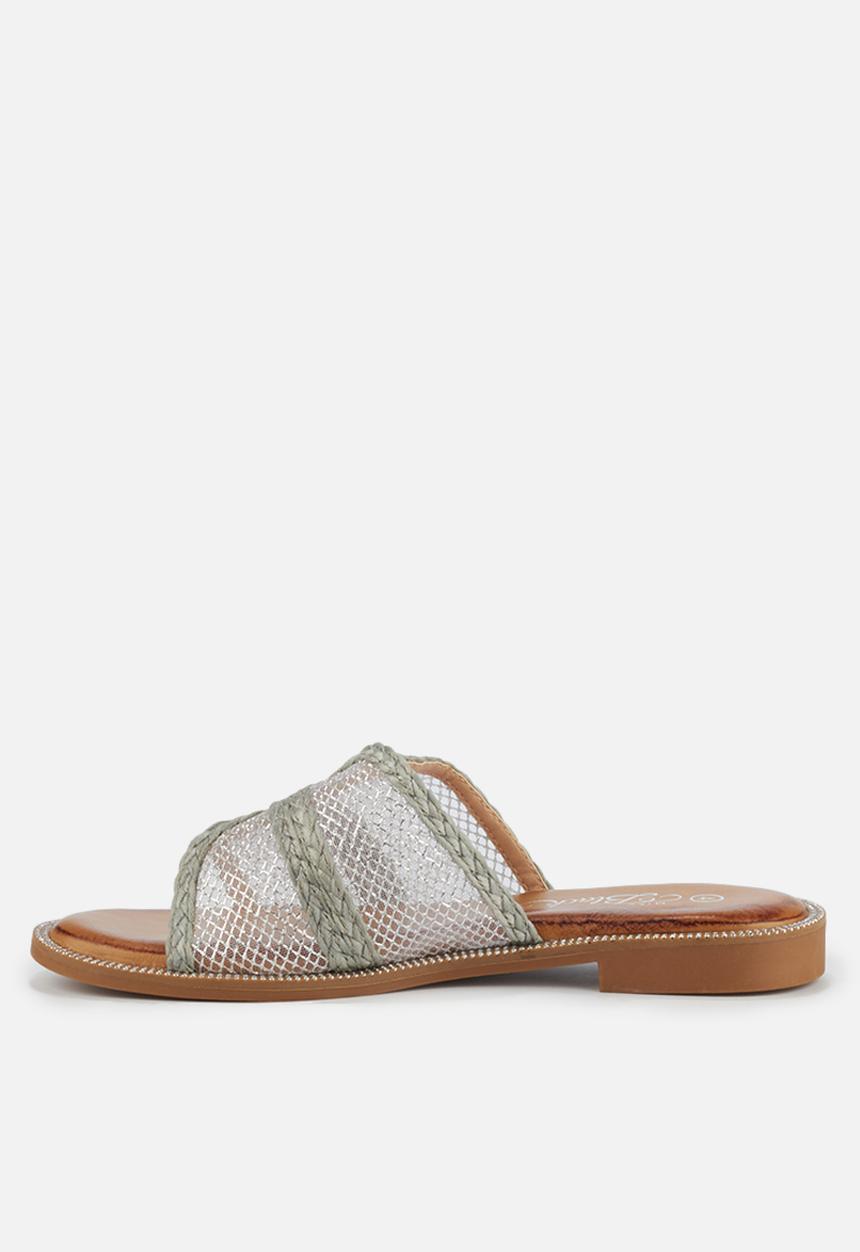 Miss Black - Deero slide - silver