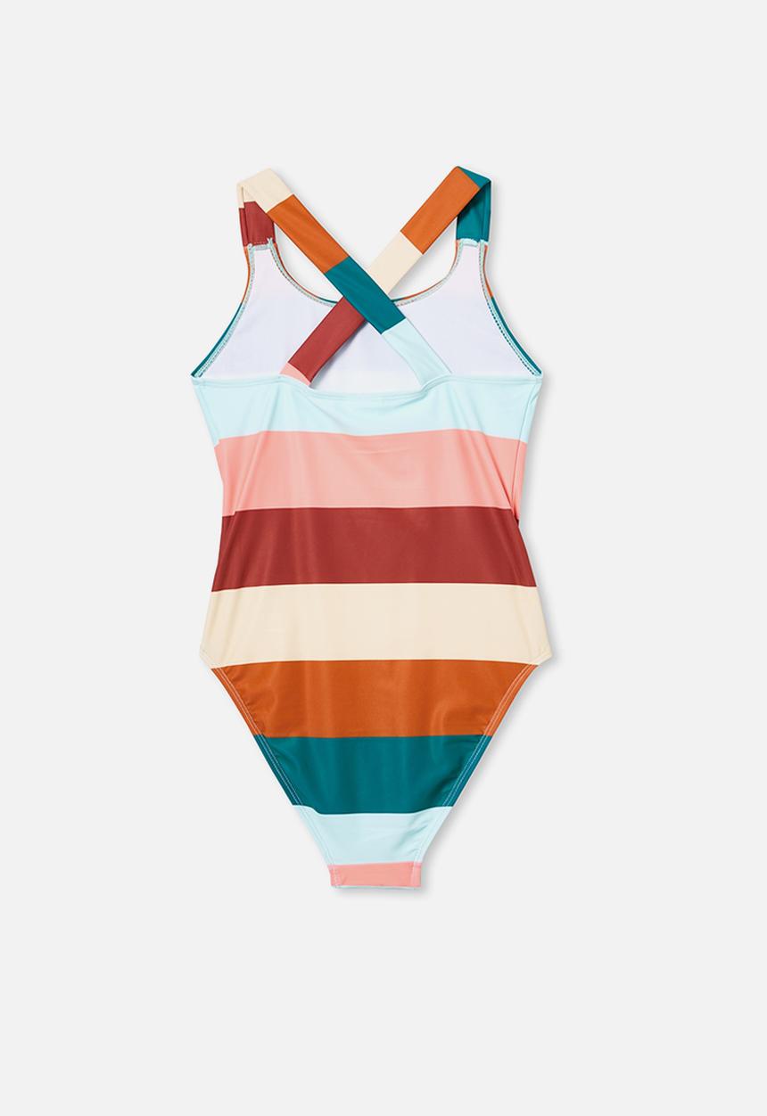 Free by Cotton On - Lottie one piece - multi stripe