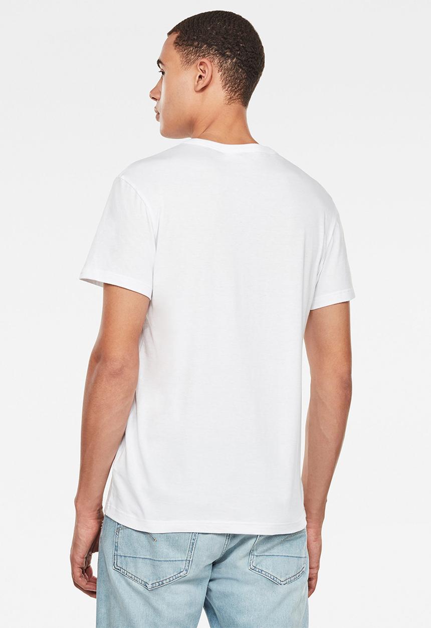 G-STAR - Graphic straight T-shirt - white