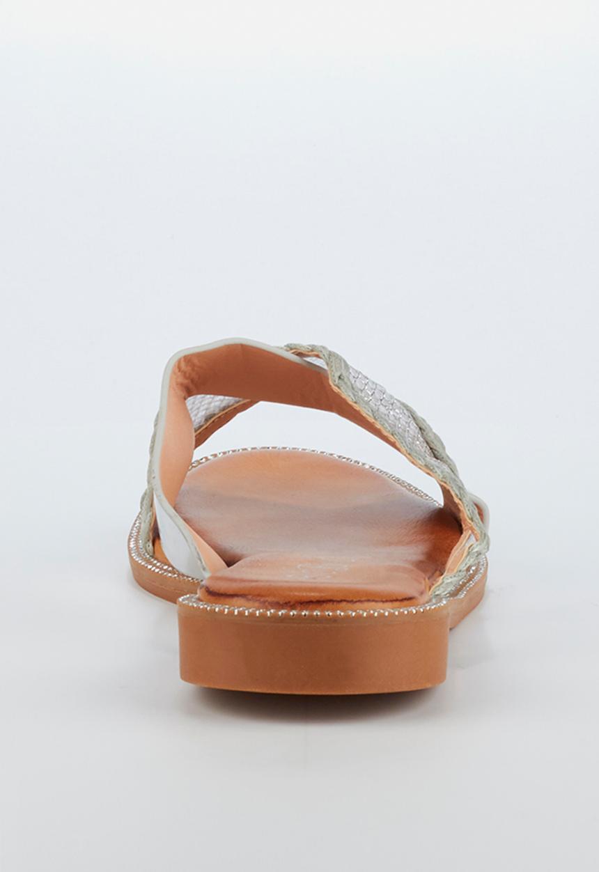 Miss Black - Seleri slide - silver