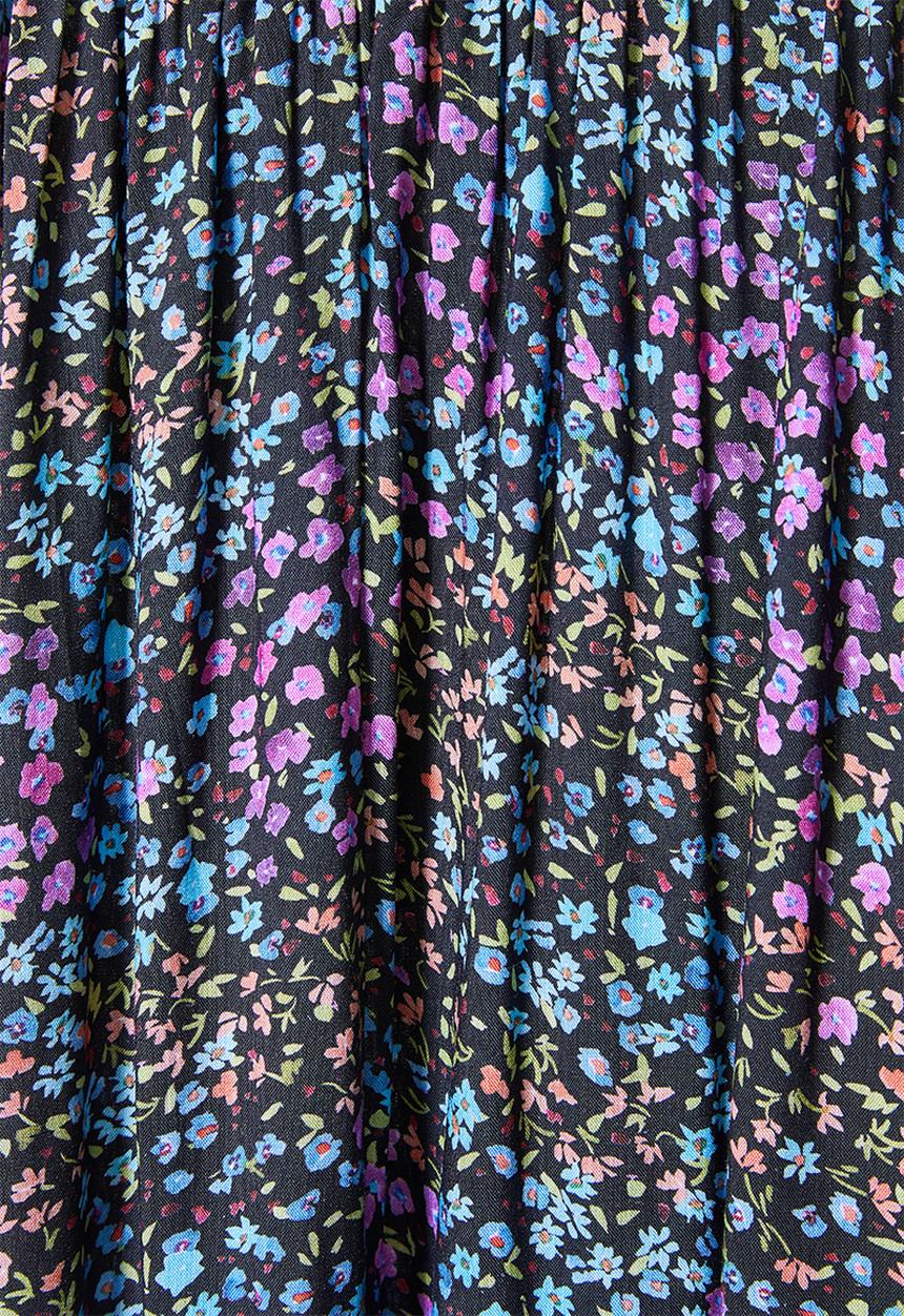 Superbalist - A line split midi skirt - multi 