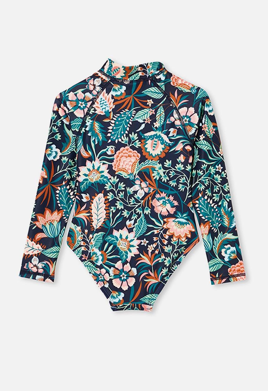 Cotton On - Lydia one piece - indian ink folk floral