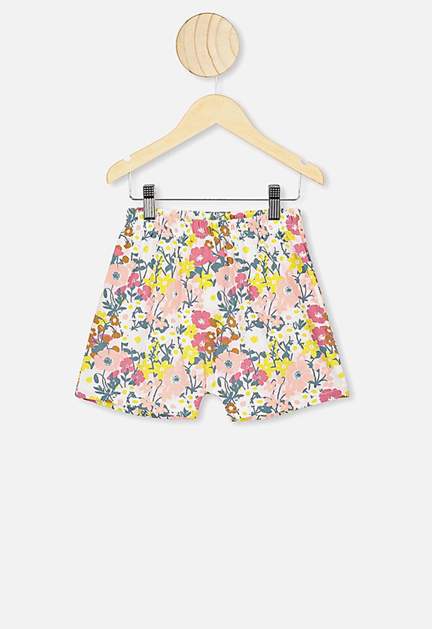 Cotton On - Harpa short sleeve pj set - vanilla meadow print