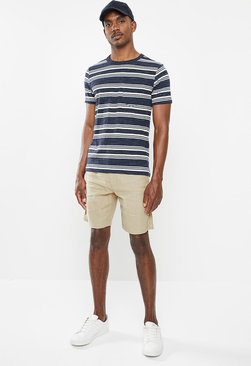 MANGO - Bermuda flek shorts - beige