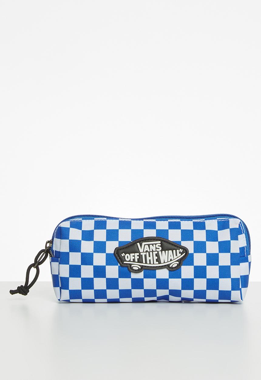 Vans - Off the wall pencil pouch boys - blue & white 
