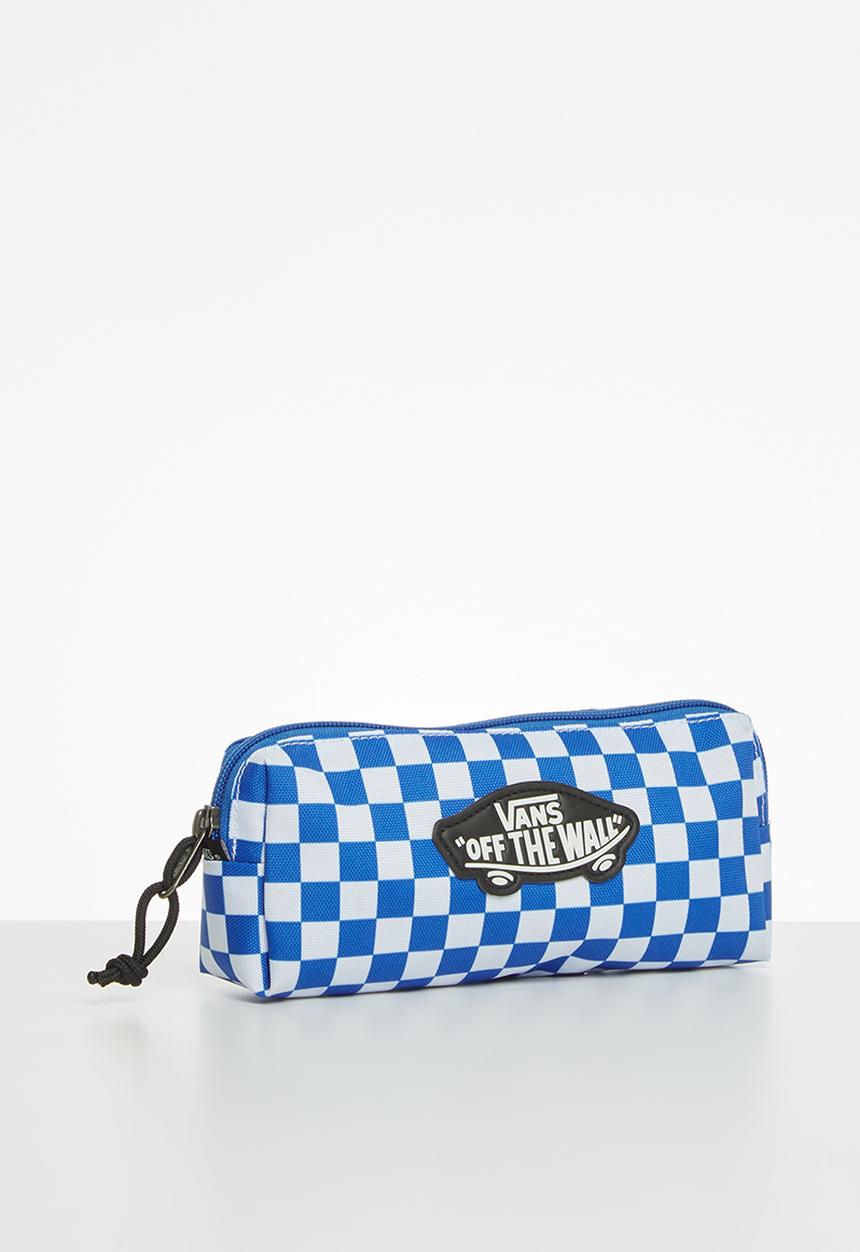Vans - Off the wall pencil pouch boys - blue & white 