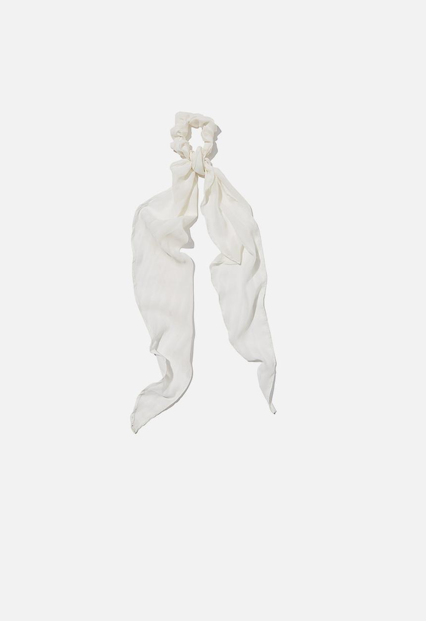 Rubi - New York convertible scrunchie - white 
