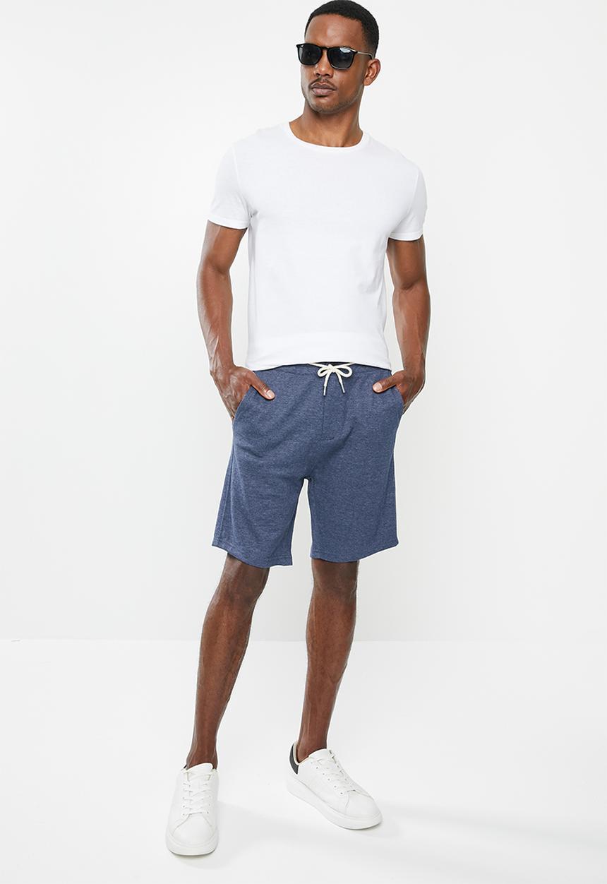 MANGO - Bermuda satur shorts - navy