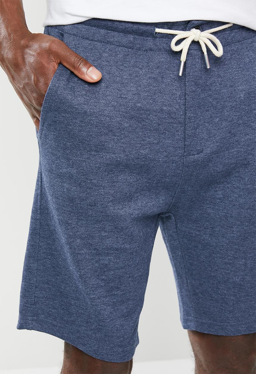 MANGO - Bermuda satur shorts - navy