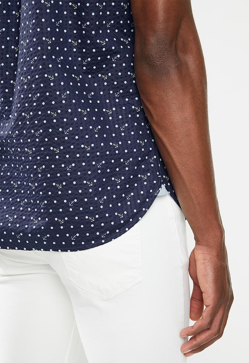MANGO - Segre shirt - navy
