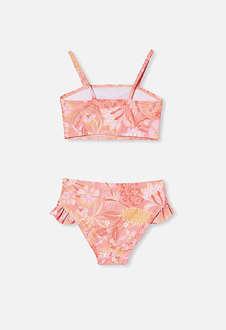 Cotton On - Gwen bikini - retro coral retro floral