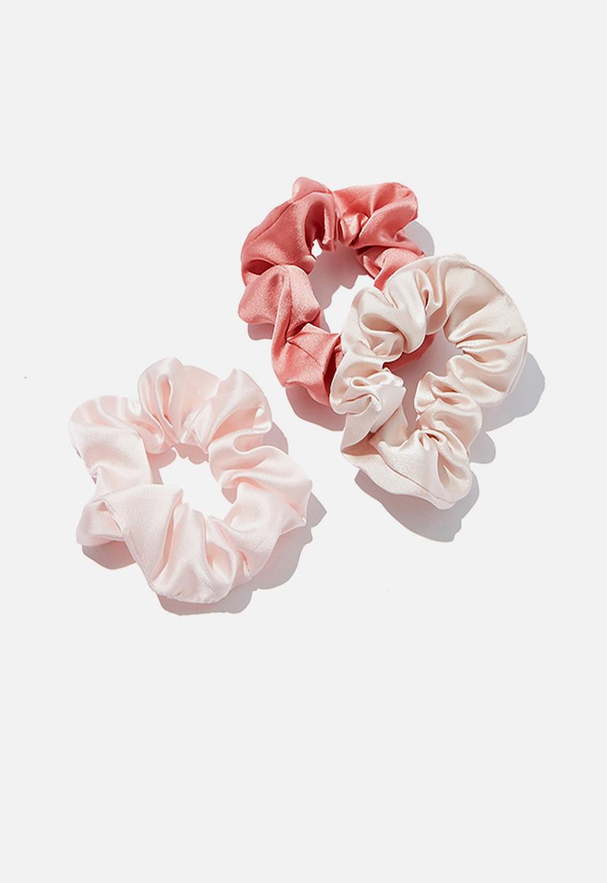 Rubi - 3 Pack scrunchies - pink