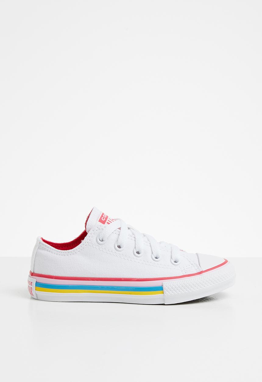 Converse - Chuck Taylor all star - white/carmine pink