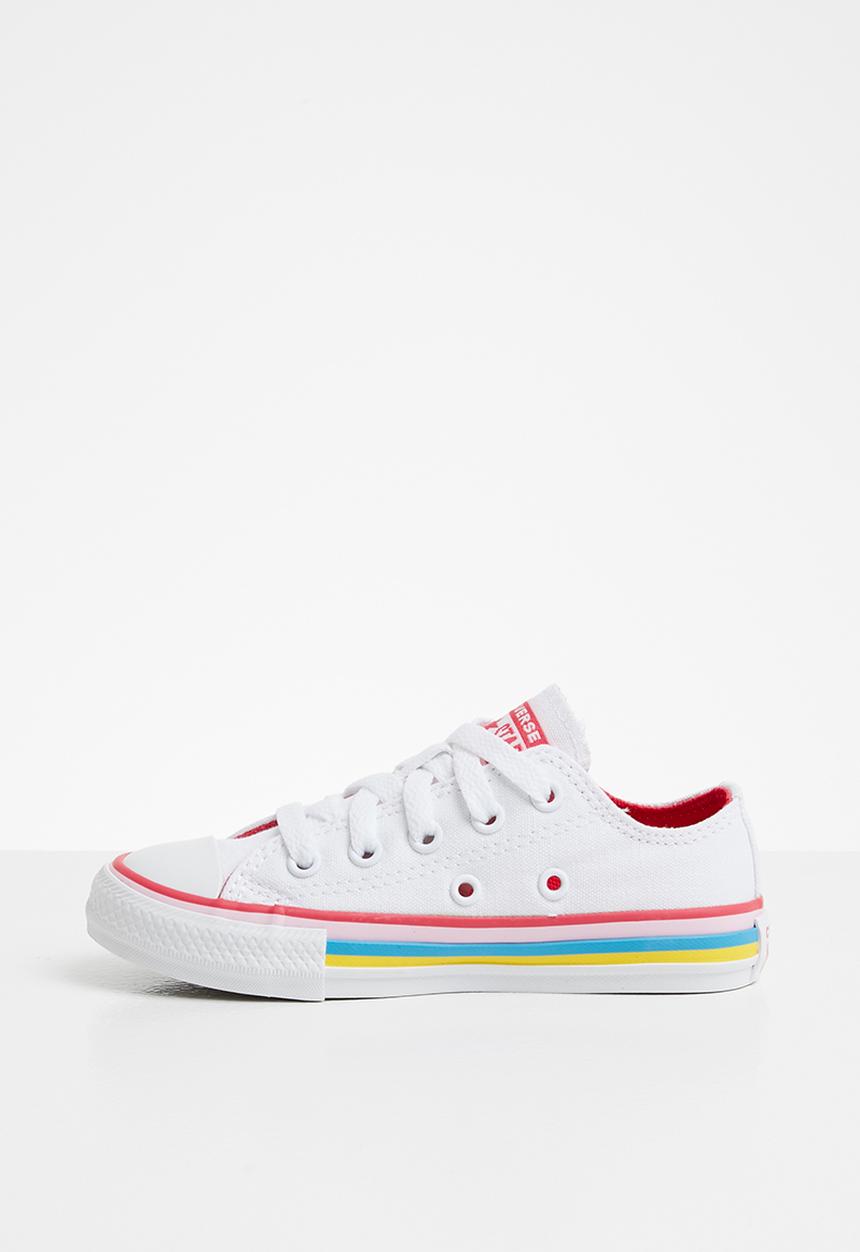Converse - Chuck Taylor all star - white/carmine pink
