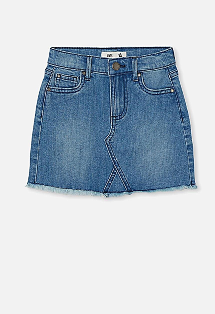 Cotton On - Finn denim skirt - mid wash