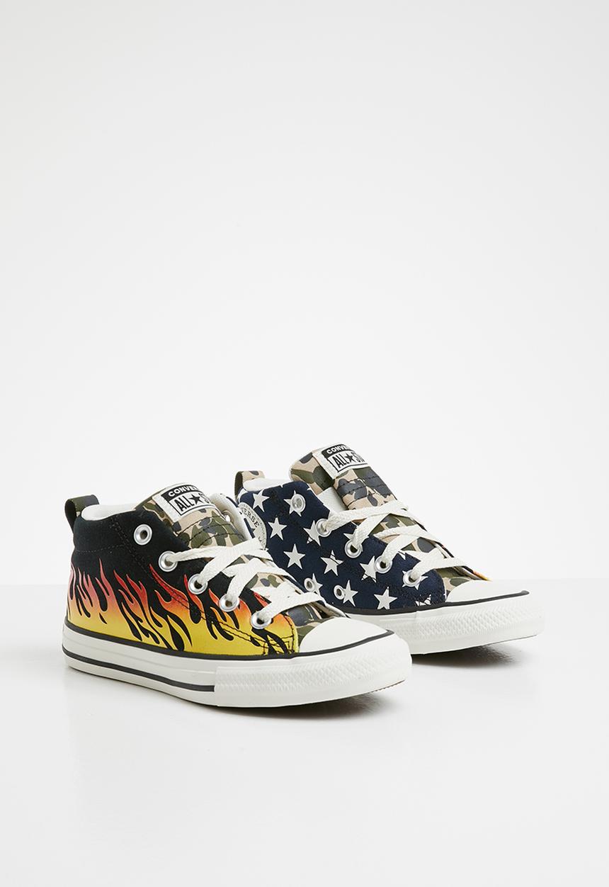 Converse - Chuck Taylor all star street archive print - black/obsidian/egret