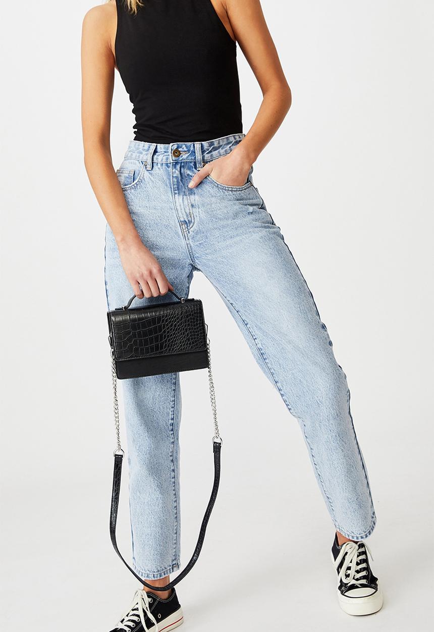 Rubi - Aria chain strap cross body bag - black