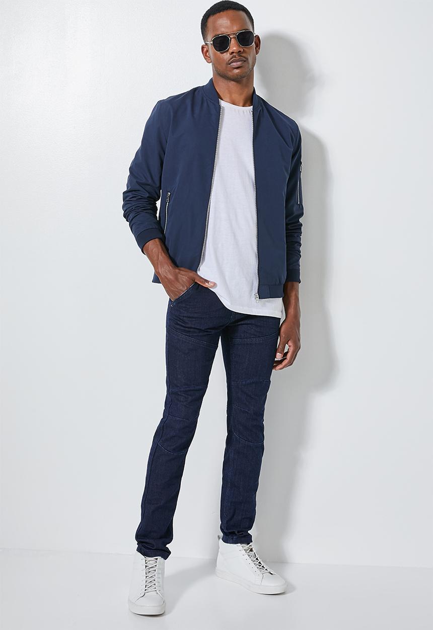Superbalist - Cali skinny biker jeans - blue