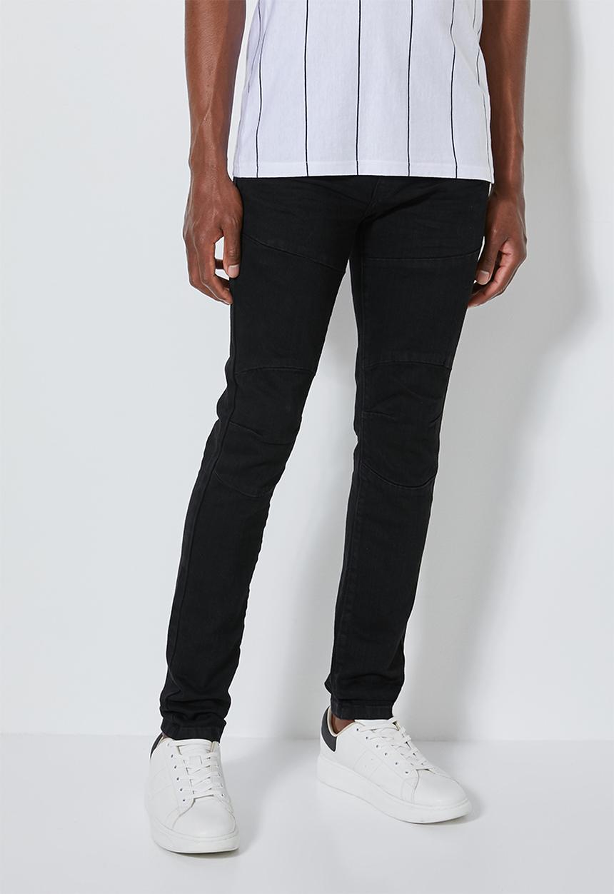 Superbalist - Cali skinny biker jeans - black