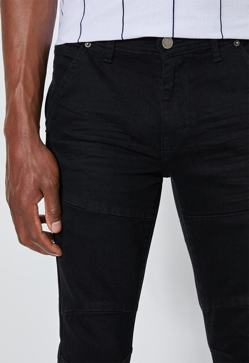 Superbalist - Cali skinny biker jeans - black