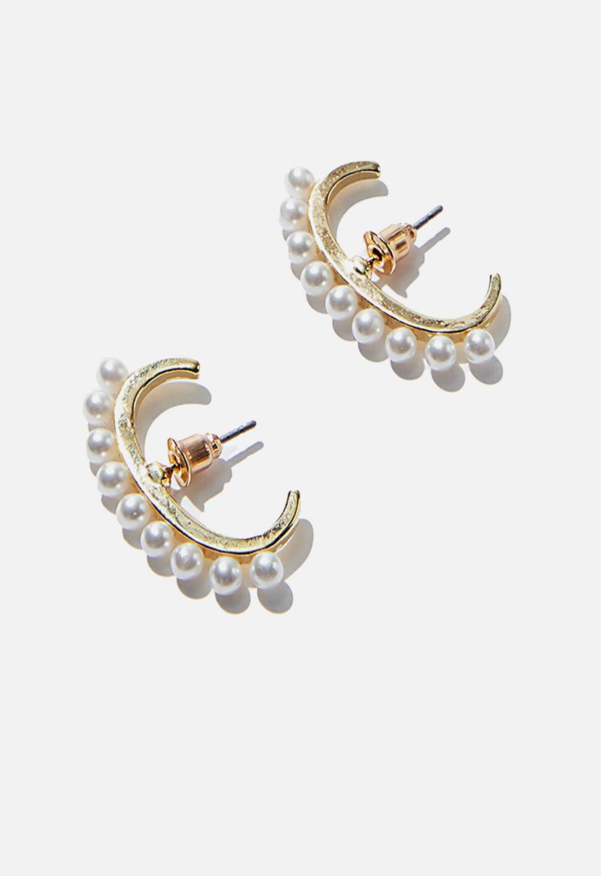 Rubi - Luxe layers hook stud - gold