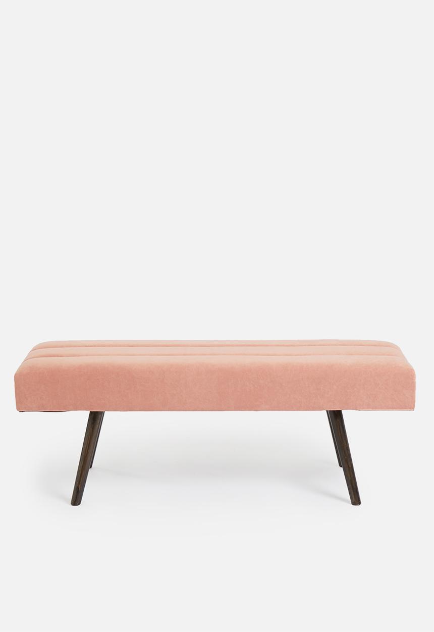 Present Time - Bench explicit suede look - faded pink