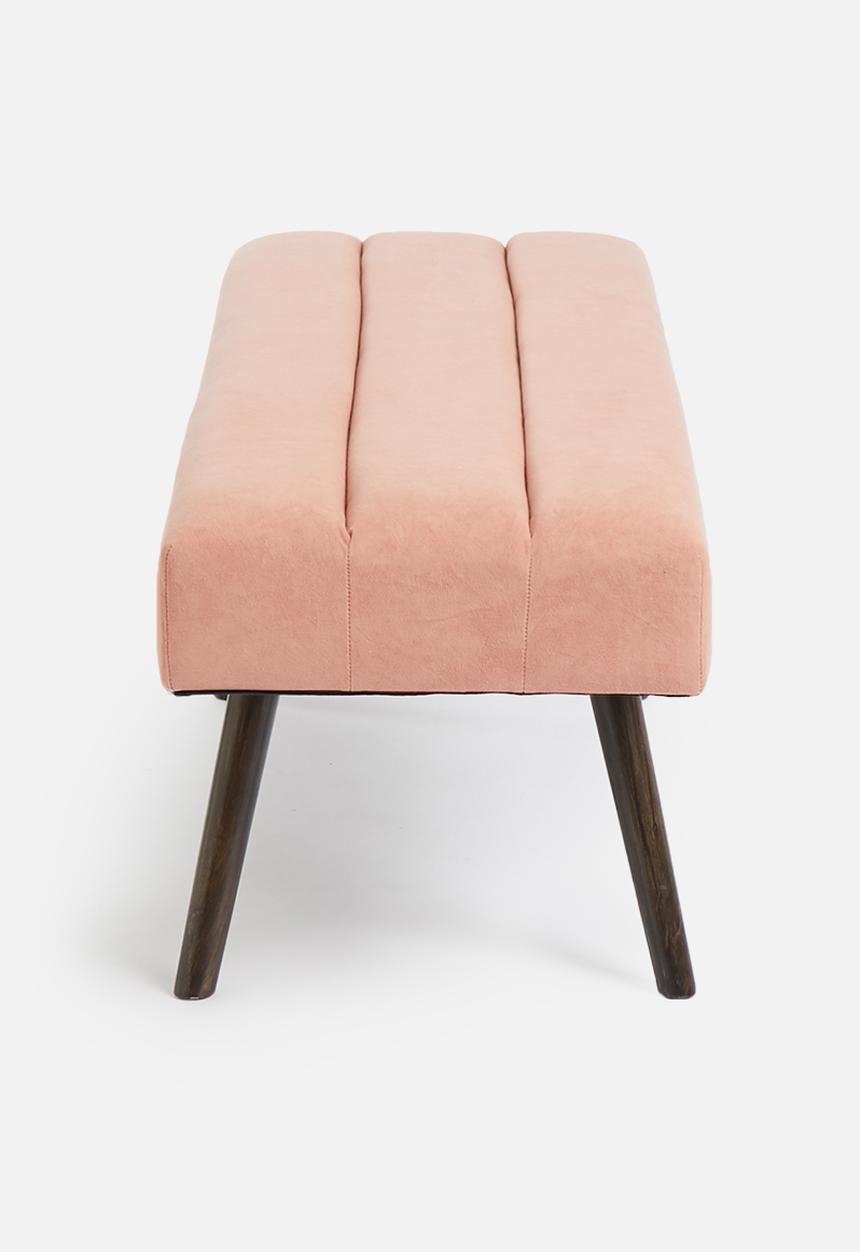 Present Time - Bench explicit suede look - faded pink